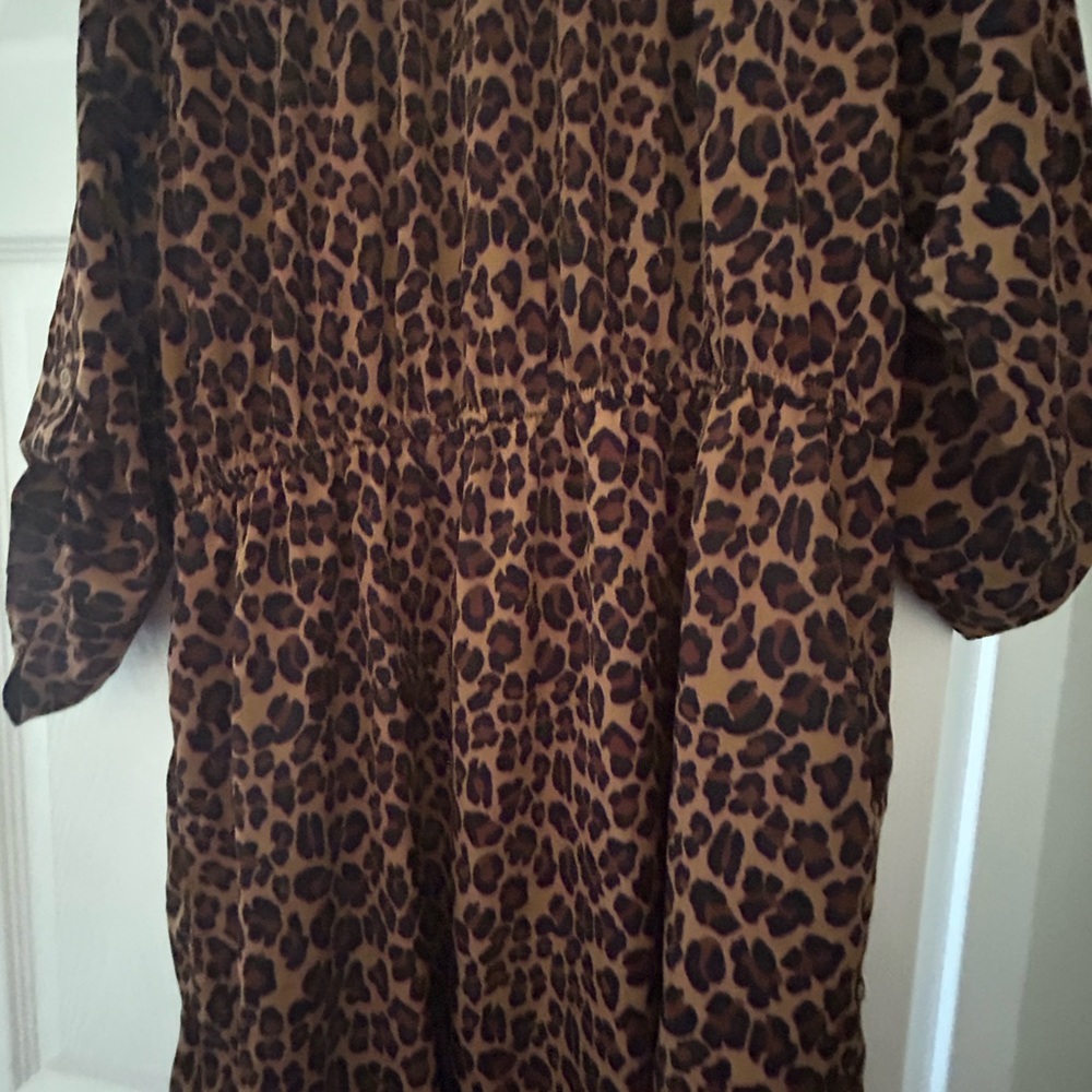 Leopard / cheetah Print Women’s Dress - Brown Old Navy - Picture 7 of 7